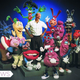 Will Vinton surrounded by his clay creations.